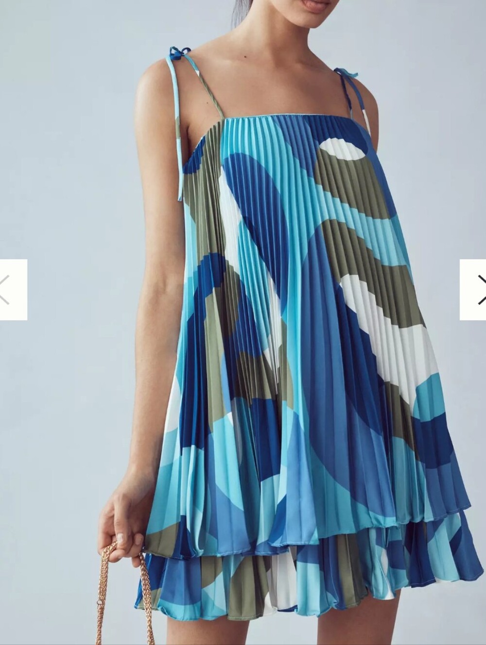 Hutch Pleated Abstract Print Spaghetti Strap Romper Size XL New